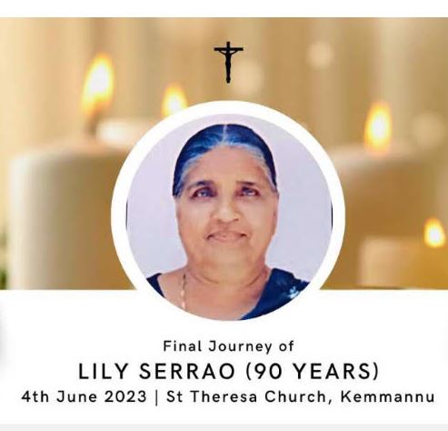 Final Journey Of Lily Serrao | Live From Kemmannu || Kemmannu Channel