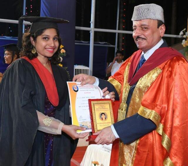 Congratulations and best wishes to *Sneha Reesha Andrade*