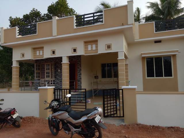 Newly constructed House for sale at Nejar near Santhekatte.