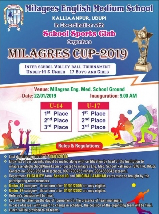 Milagres cup at Kallianpur on Jan 22nd.