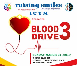 Blood Drive - 3 at Kemmannu on March 31.