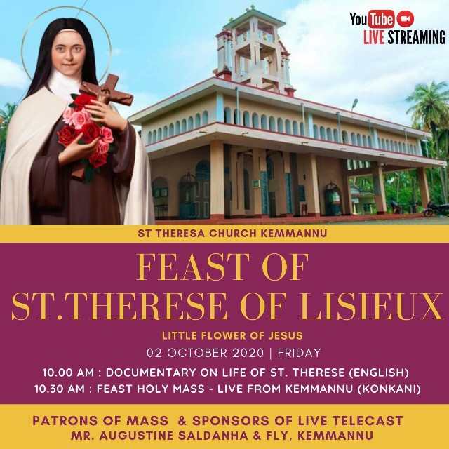 St. Theresa Patron Feast on Oct 2 at Kemmannu