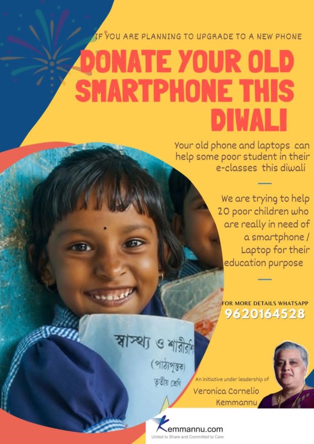 Donate Your Old Smart Phone this Diwali