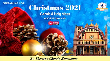 Christmas 2021 | Holy Mass and Carols | LIVE From Kemmannu