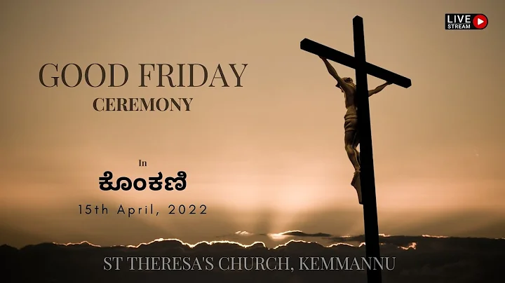 Way of the Cross on Good Friday 2022 at St. Theresa’s Church, Kemmannu | LIVE