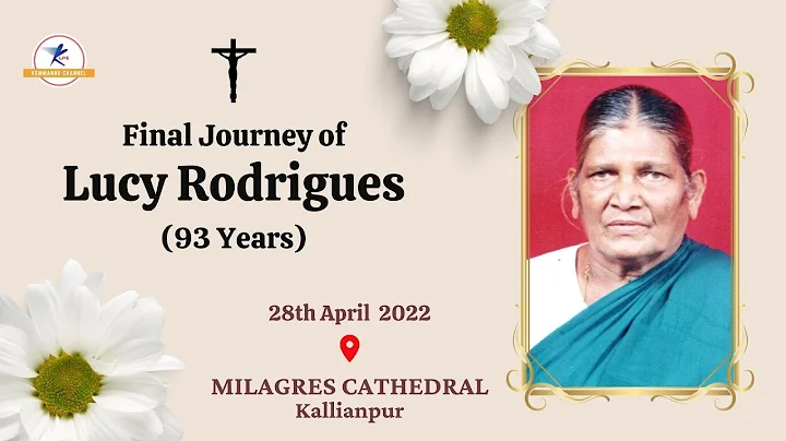 Final Journey Of Lucy Rodrigues (93 Years) | LIVE From Kallianpur