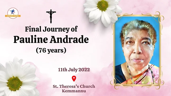 Final Journey Of Pauline Andrade (76 Years) | LIVE from Kemmannu