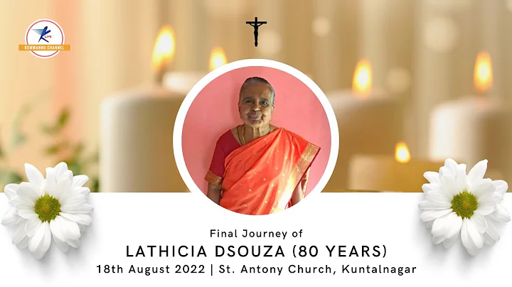 Final Journey of Lathicia Dsouza (80 Years) | LIVE from Kuntalnagar