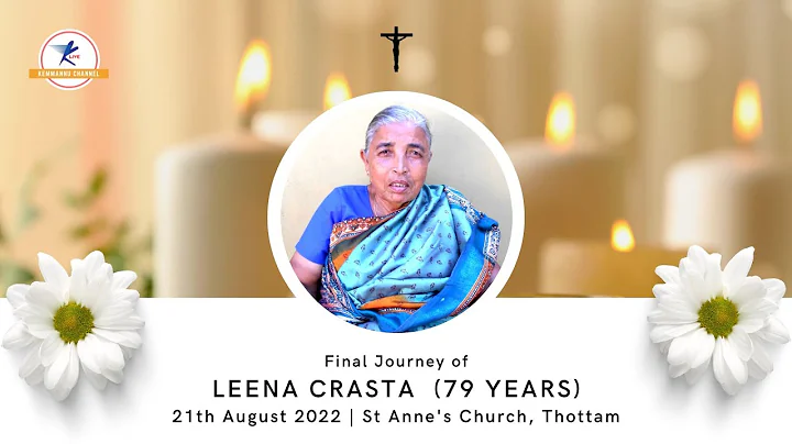 Final Journey of Leena Crasta (79 Years) | LIVE from Thottam