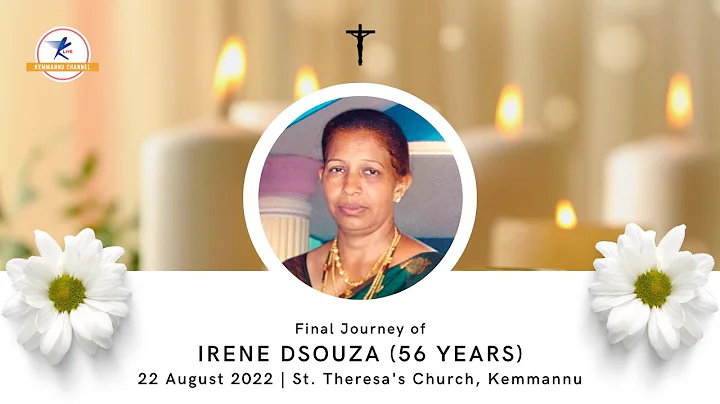 Final Journey of Irene D Souza (56 Years) | LIVE from Kemmannu