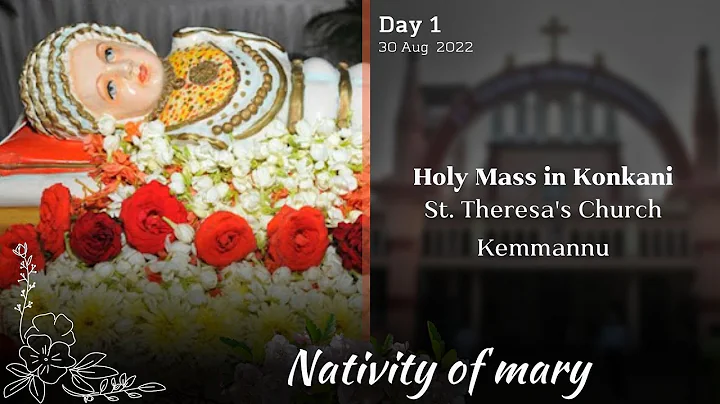 Novena and Mass in Konkani - Day 1| St.Theresa’s Church, Kemmannu