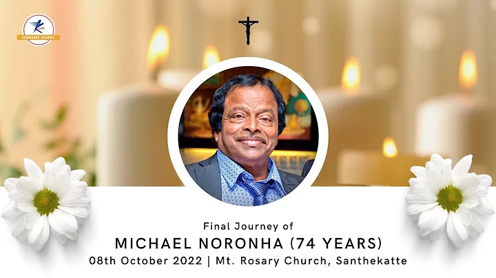 Final Journey of Michael Noronha (74 years) | LIVE from Santhekatte