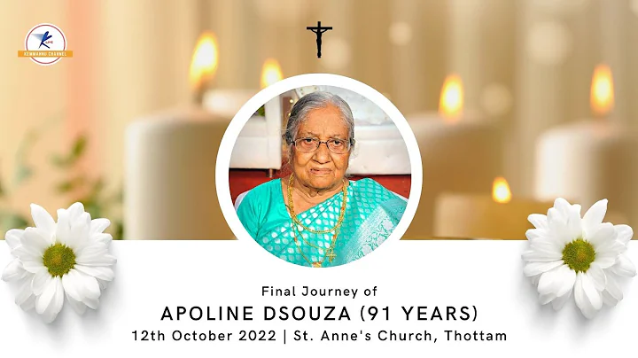 Final Journey of Apoline D’Souza (91 years) | LIVE from Thottam