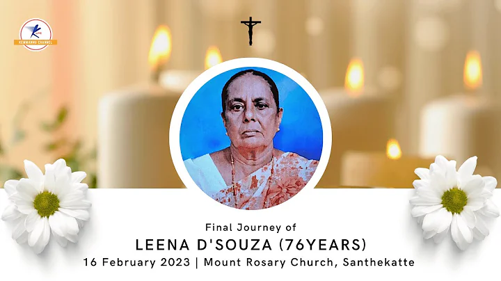 Final Journey of Leena Dsouza (76 years) | LIVE from Santhekatte