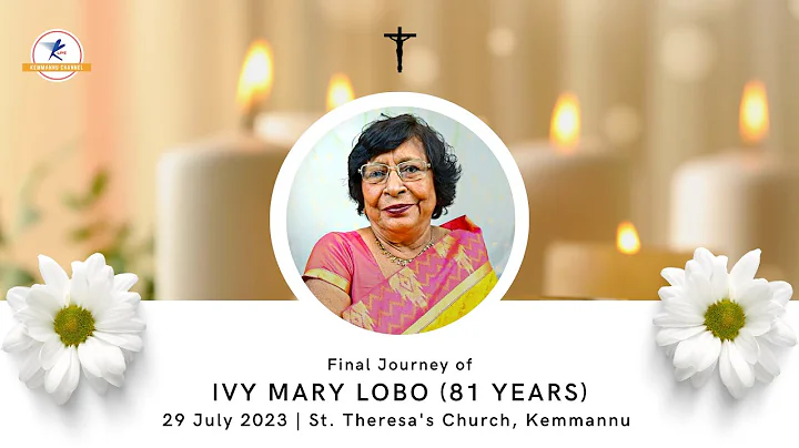 Final Journey of Ivy Mary Lobo (81 years) | LIVE from Kemmannu