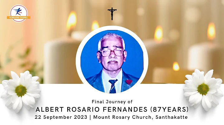 Final Journey Of Albert Rosario Fernandes (87 years) | LIVE From Santhekatte