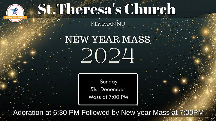 New Year Mass-2024 | LIVE From St. Theresa’s Church, Kemmannu | Kemmannu Channel.
