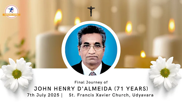 Final Journey of John Henry Almeida (71 years) | LIVE from Udyavara