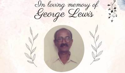 In Loving Memory of George Lewis, Mumbai In Loving Memory of George Lewis, Mumbai