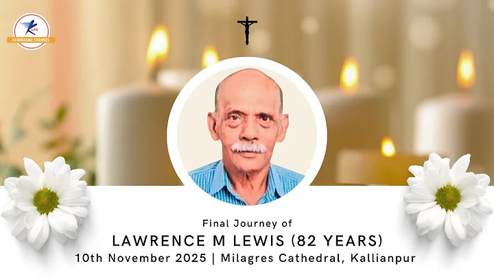 Obituary: Lawrence M. Lewis 82 years of age from Edbettu ward of Milagres Cathedral expired. Funeral cortege leaves residence