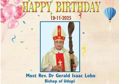 Happy Birthday to Most Rev. Dr. Gerald Issac Lobo