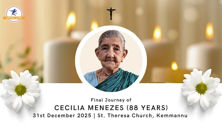 Final Journey of Cecilia Menezes( 88 Years ) | LIVE From Kemmannu | Udupi