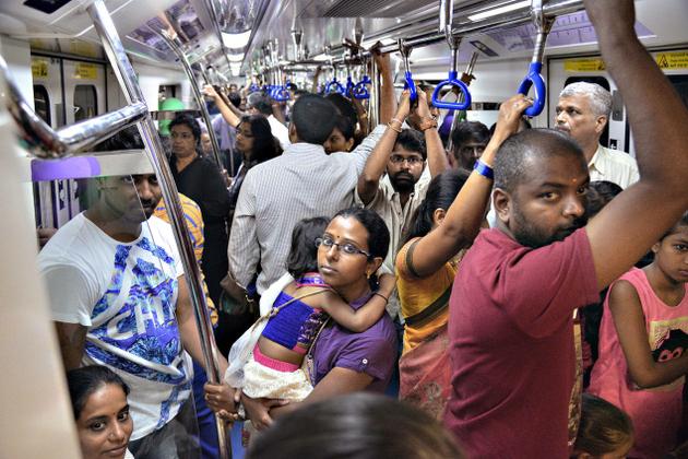 Curious commuters flock to metro for a â€˜testâ€™ ride