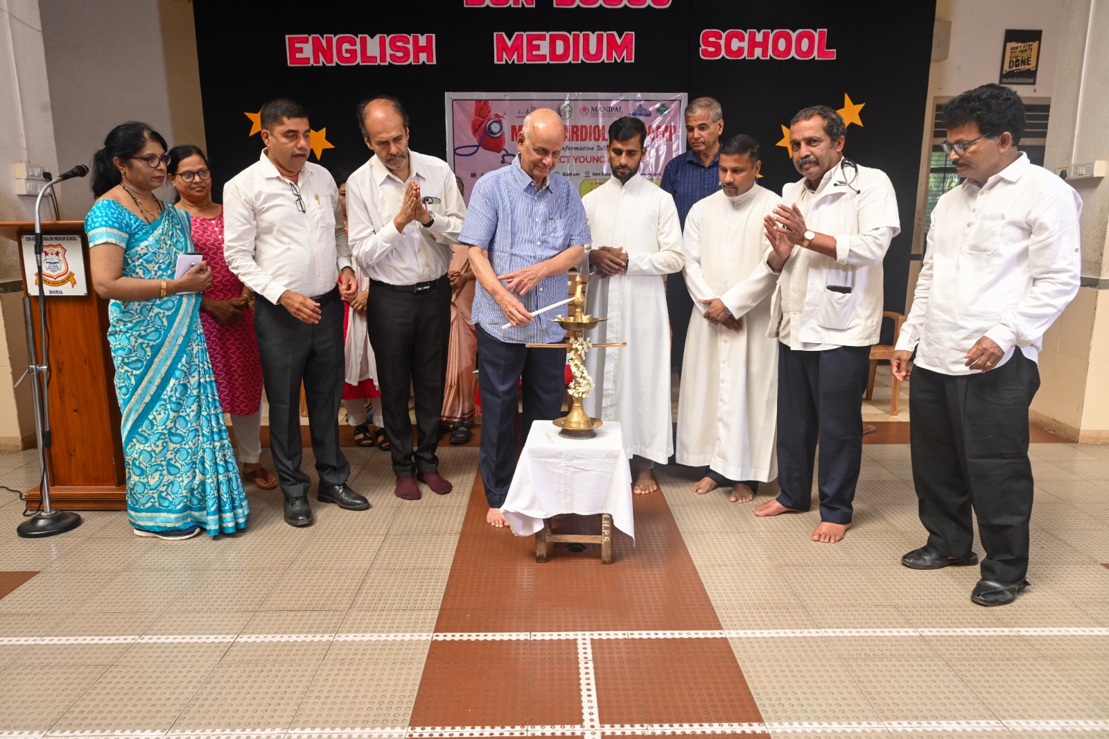 Massive cardiac camp, ECG machine handed over at Shirva Massive cardiac camp, ECG machine handed over at Shirva