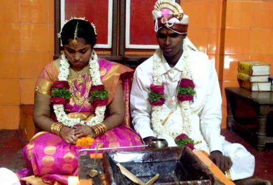 Inter faith wedding : Couple assaulted