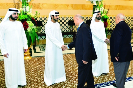 Mohammed bin Rashid meets heads of Arab, international companies