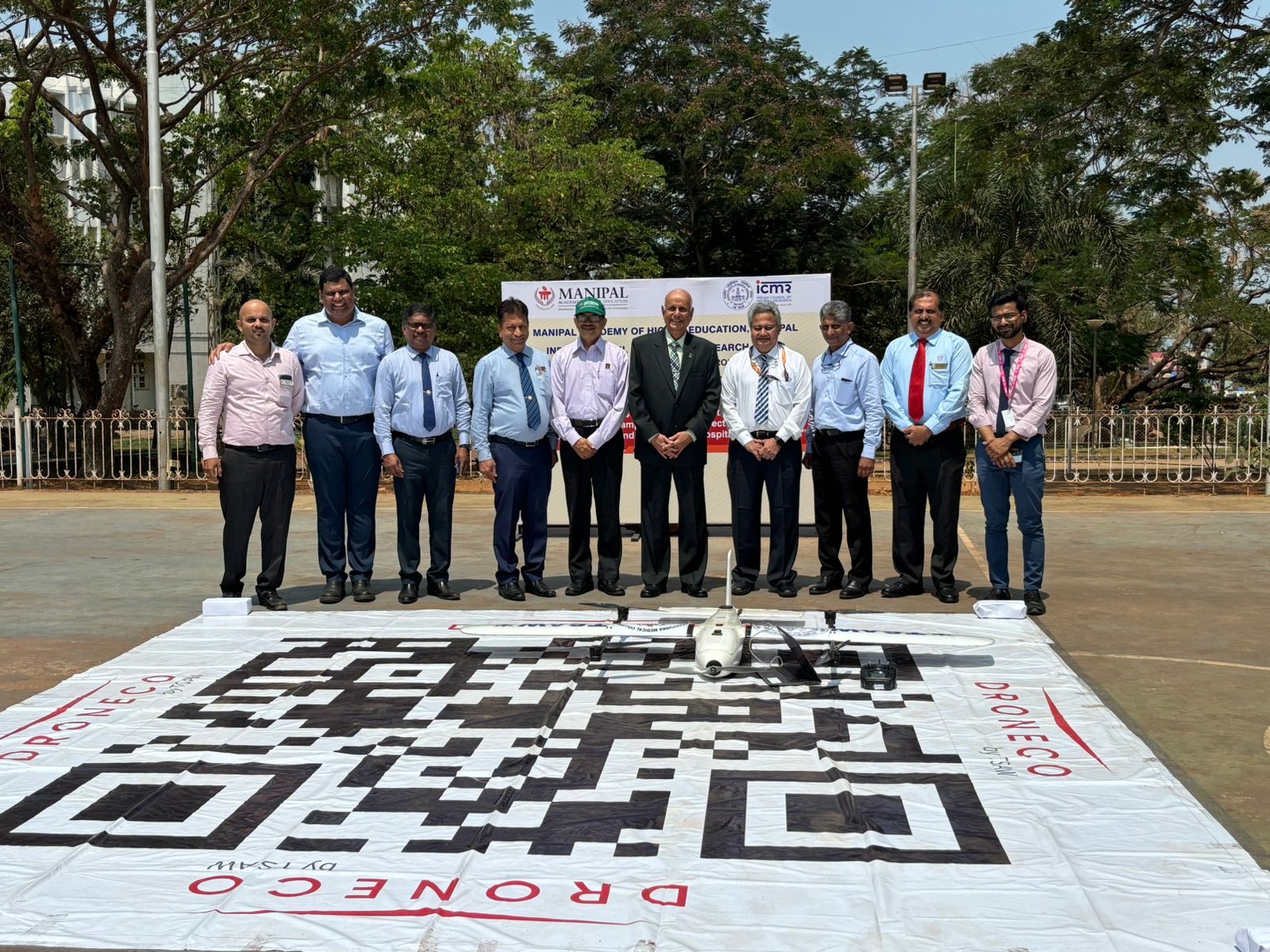 MAHE and Indian Council of Medical Research Jointly Inaugurate the Aerial Healthcare Delivery System Utilizing Drones for Sample Transportation