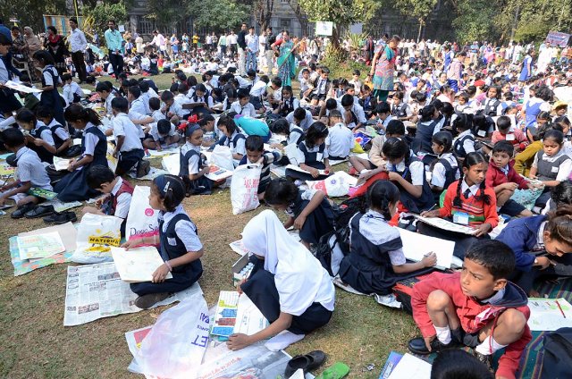 Around 43 thousand student were participated in Drawing Competition