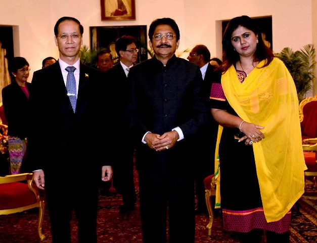 Myanmar Vice President meets Governor of Maharashtra