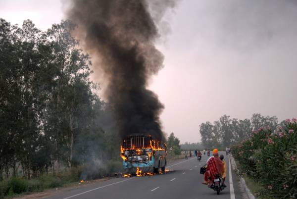 16 bus passengers electrocuted in Rajasthan