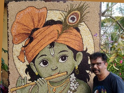 ಉಡುಪಿ ಪರ್ಯಾಯಕ್ಕೆ ಧಾನ್ಯಾಭರಣ ಕೃಷ್ಣನ ಸ್ವಾಗತ ಉಡುಪಿ ಪರ್ಯಾಯಕ್ಕೆ ಧಾನ್ಯಾಭರಣ ಕೃಷ್ಣನ ಸ್ವಾಗತ