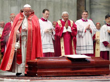 Funeral of Cardinal Lourdusamy