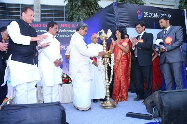 Bengaluru: FKCA celebrates  annual day - 2015 Edwin Dâ€™Souza was given the Lifetime Achievement Award