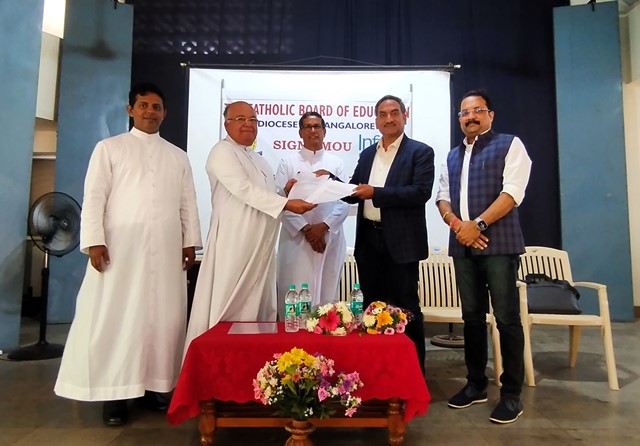 Catholic Board of Education in Mangalore Partners with Infosys for Educational Initiative