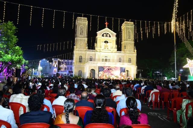 Christmas at our Lady of Miracles church Milagres mangalore Christmas at our Lady of Miracles church Milagres mangalore