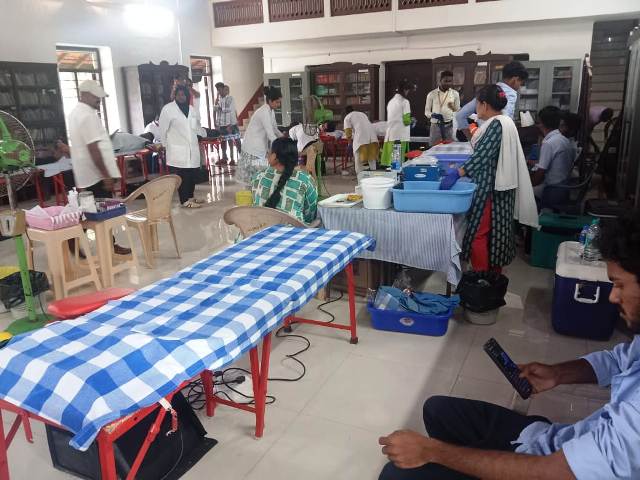 Voluntary Blood Donation Camp at National PU College, Barkur Voluntary Blood Donation Camp at National PU College, Barkur