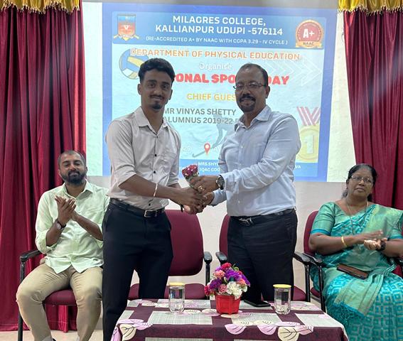 National Sports Day celebration at Milagres College, Kallianpur National Sports Day celebration at Milagres College, Kallianpur