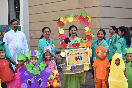 Inauguration of Bagless Day and Fruity Fun Land Celebration at St Aloysius Gonzaga School Inauguration of Bagless Day and Fruity Fun Land Celebration at St Aloysius Gonzaga School
