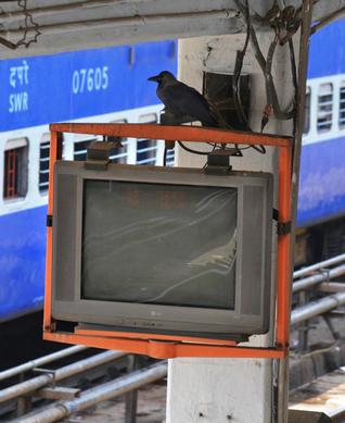 What security? Fifth digital display unit stolen from railway station