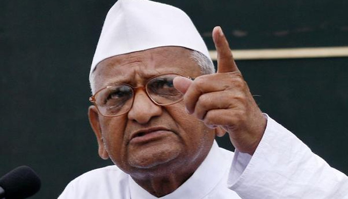 Hazare attacks Modi govt on black money repatriation