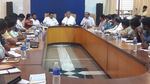 Minister Ramanatha Rai Dharmasthala for preparation meeting held for lakhs deepa