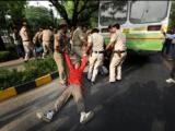 Protests at PHQ, 10 Janpath and AIIMS over rape of minor girl