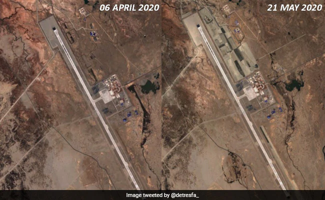 China Expands Airbase Near Ladakh, Fighter Jets On Tarmac
