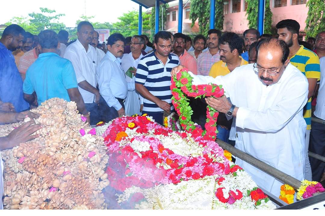 Various political and religious leaders pay their last respect to late Gopal Bhandary