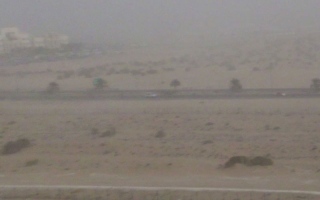 Sandstorm heading towards Dubai from Northern Emirates