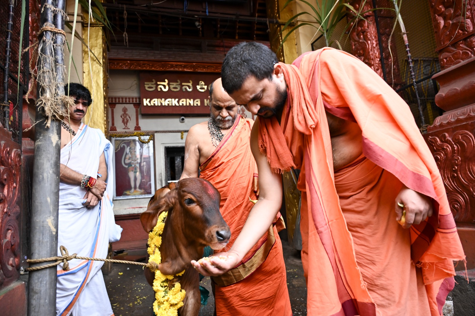 ಗೋಪಾಲಕೃಷ್ಣನ ಸಾನಿಧ್ಯದಲ್ಲಿ ಗೋಪೂಜೆ ಗೋಪಾಲಕೃಷ್ಣನ ಸಾನಿಧ್ಯದಲ್ಲಿ ಗೋಪೂಜೆ